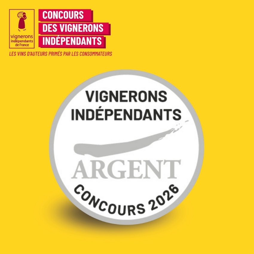 Médaille d'argent Vignerons indépendants 2026